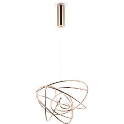 Pendente Ninho Bella Dourado e Branco