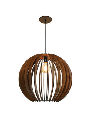 Pendente Ripado Esfera Grande Classiclar