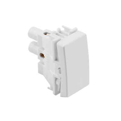 Interruptor simples 10 A 250V~ de 1 módulo com borne conexão parafuso branco Simon 19 19101-30