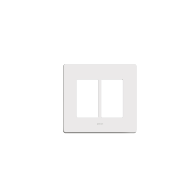 Placa de 6 postos com suporte 4×4 branco Simon 20 20913-50